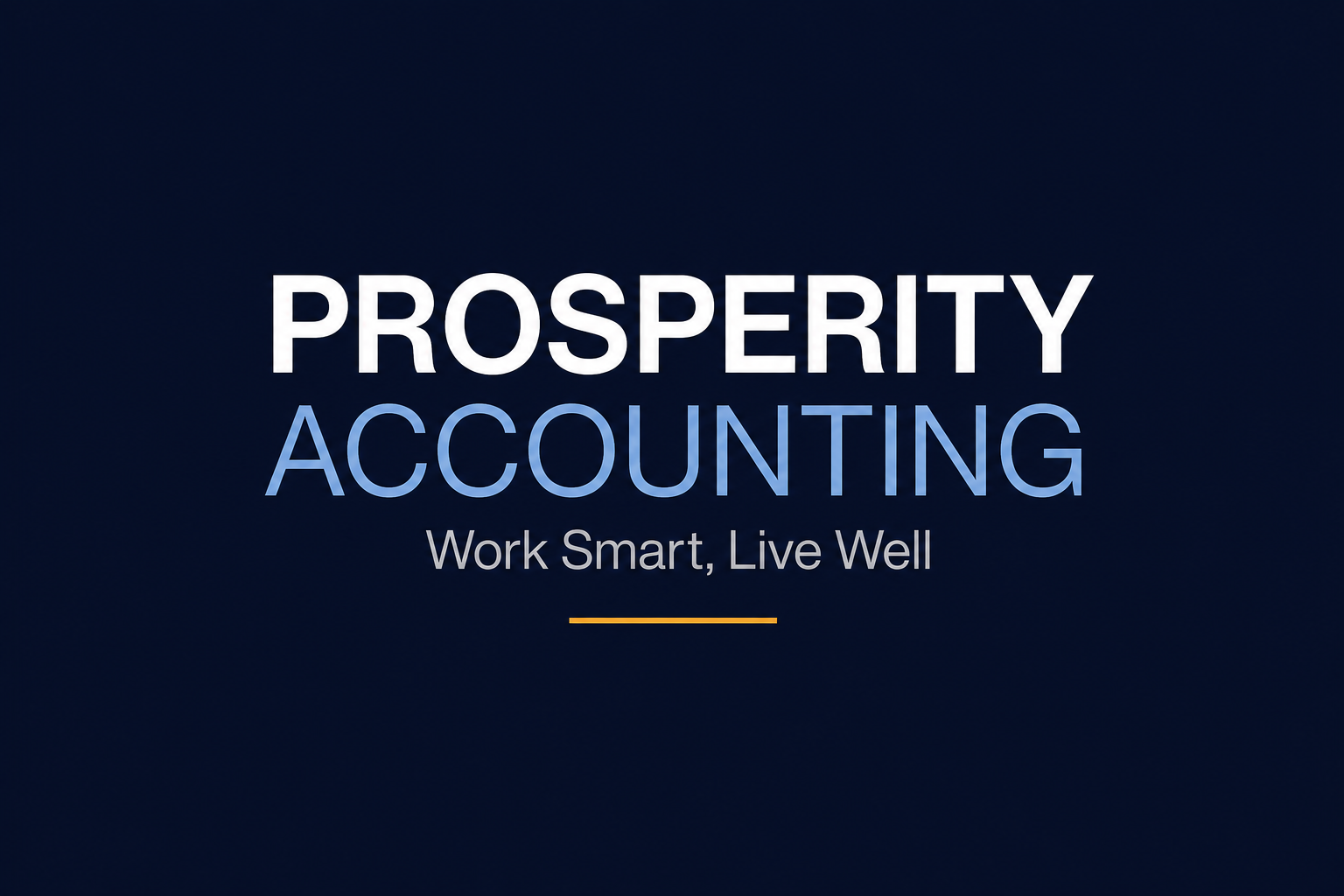 Prosperity Accounting